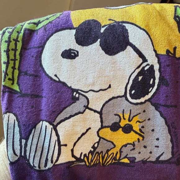 Vintage Snoopy Desert T Shirt Purple Delta Pro Weight Adult L Peanuts Woodstock - Picture 7 of 7